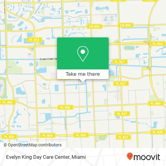 Evelyn King Day Care Center map