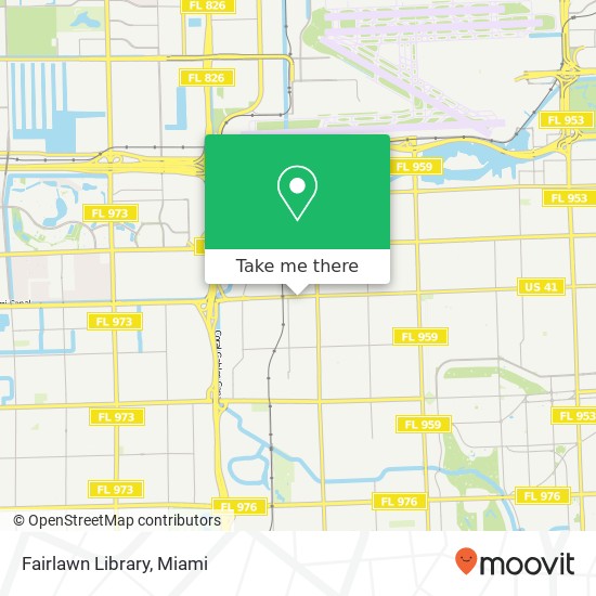 Mapa de Fairlawn Library