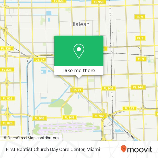 Mapa de First Baptist Church Day Care Center