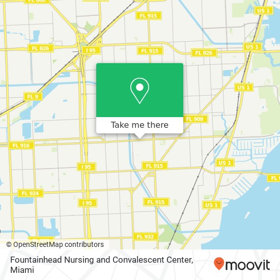 Mapa de Fountainhead Nursing and Convalescent Center