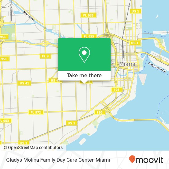 Mapa de Gladys Molina Family Day Care Center