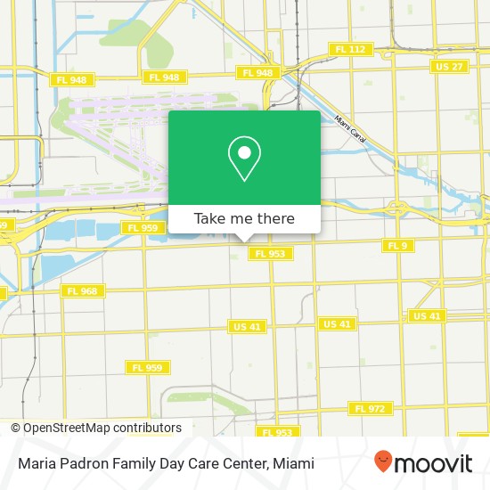 Maria Padron Family Day Care Center map