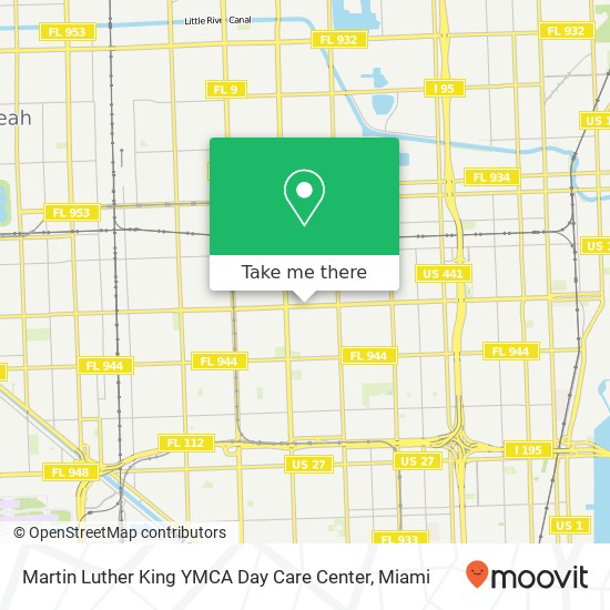 Mapa de Martin Luther King YMCA Day Care Center