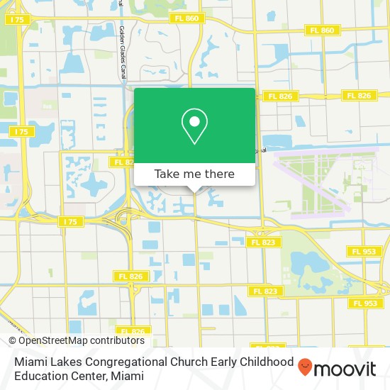 Mapa de Miami Lakes Congregational Church Early Childhood Education Center