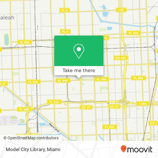 Mapa de Model City Library