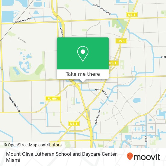 Mount Olive Lutheran School and Daycare Center map