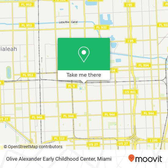 Mapa de Olive Alexander Early Childhood Center