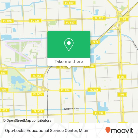 Opa-Locka Educational Service Center map