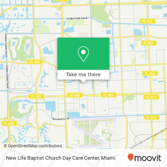 Mapa de New Life Baptist Church Day Care Center