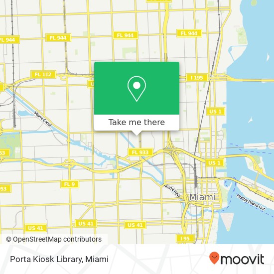 Porta Kiosk Library map