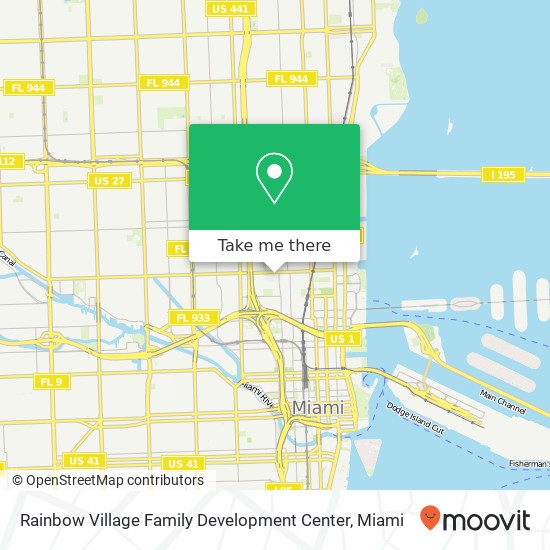 Rainbow Village Family Development Center map