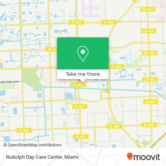 Rudolph Day Care Center map
