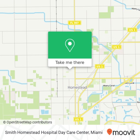 Smith Homestead Hospital Day Care Center map