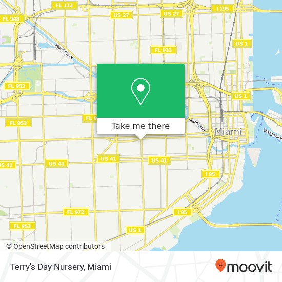 Terry's Day Nursery map