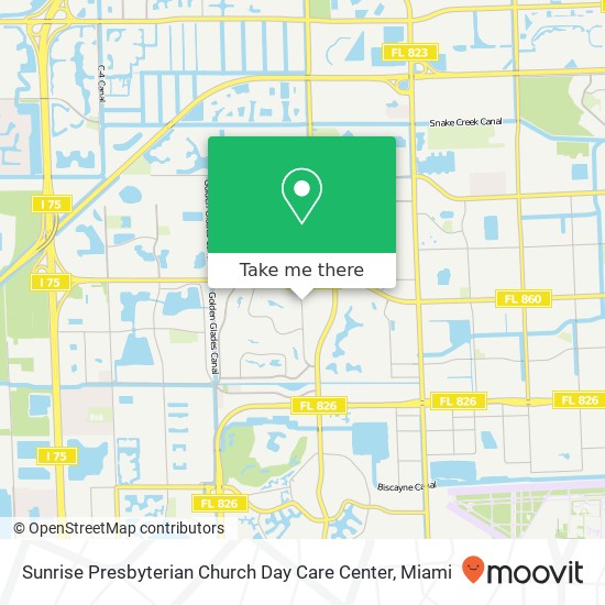 Sunrise Presbyterian Church Day Care Center map