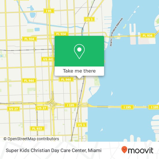 Mapa de Super Kids Christian Day Care Center