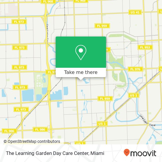 The Learning Garden Day Care Center map
