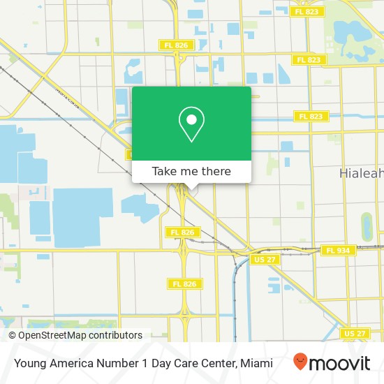 Young America Number 1 Day Care Center map