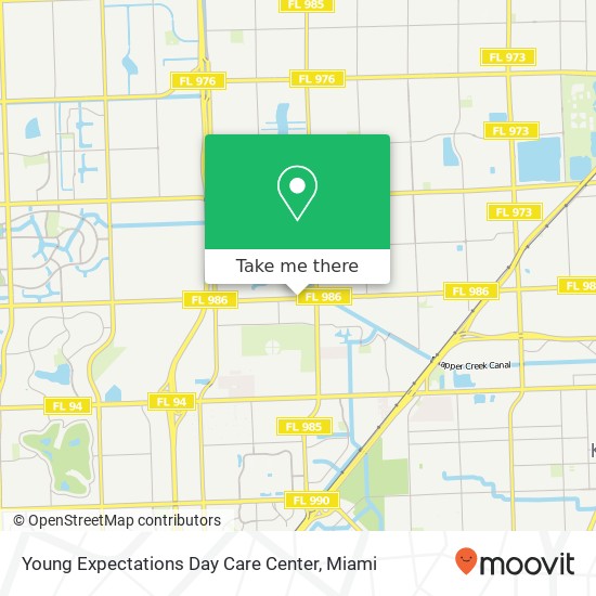 Mapa de Young Expectations Day Care Center