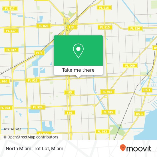 Mapa de North Miami Tot Lot