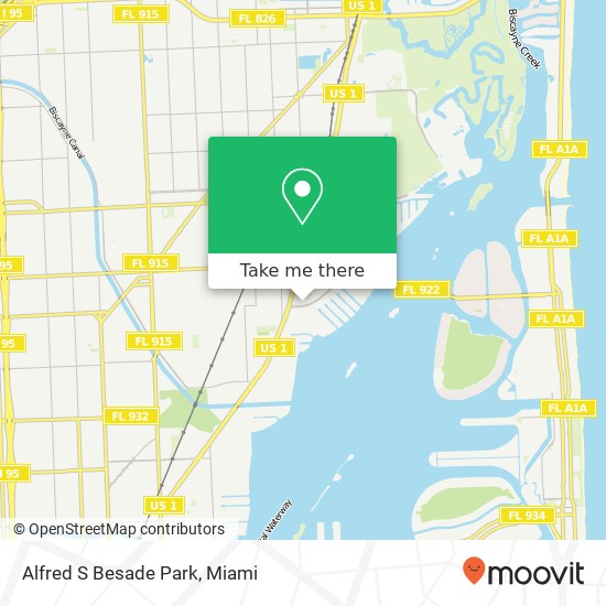 Mapa de Alfred S Besade Park