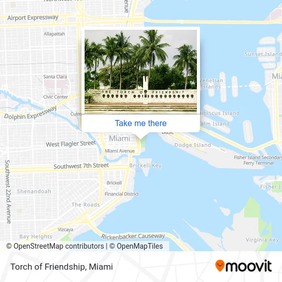 Torch of Friendship map