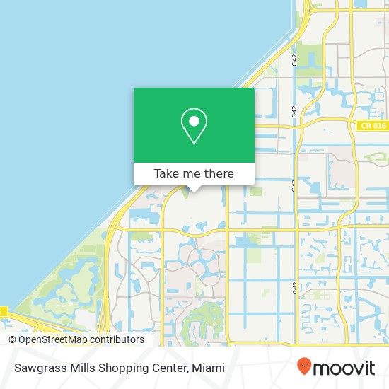 Sawgrass Mills Shopping Center map