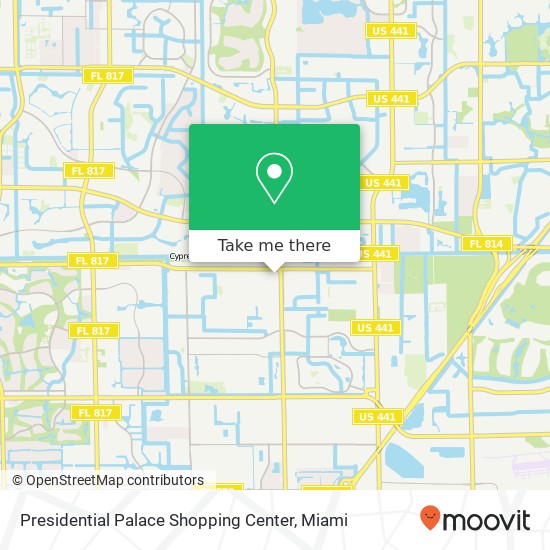 Presidential Palace Shopping Center map