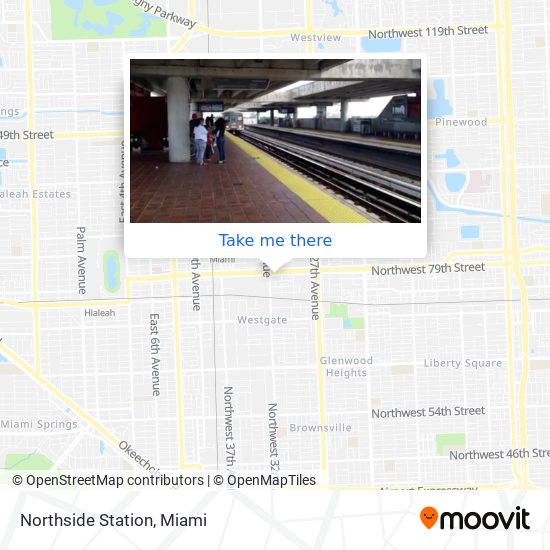 Northside Station map