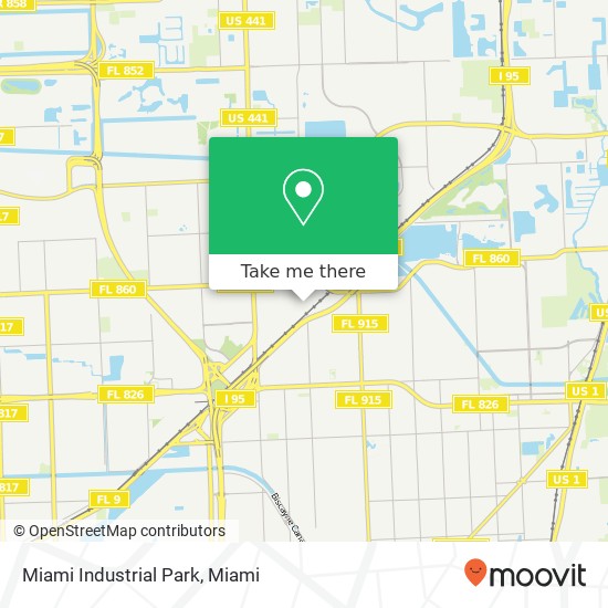 Miami Industrial Park map