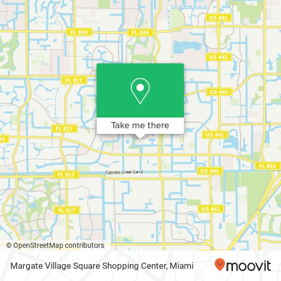 Margate Village Square Shopping Center map