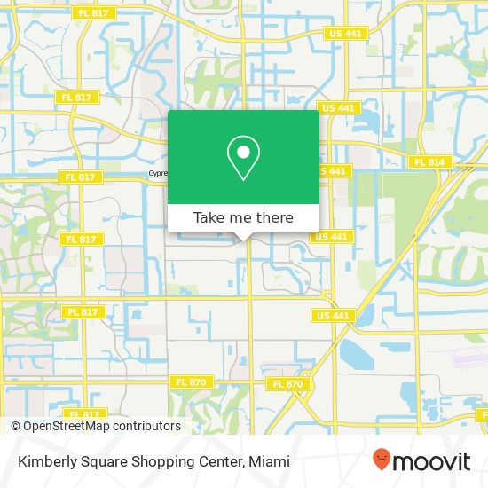 Kimberly Square Shopping Center map