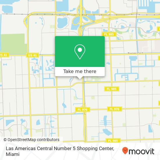 Las Americas Central Number 5 Shopping Center map