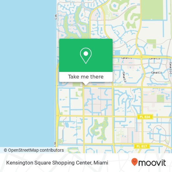 Kensington Square Shopping Center map