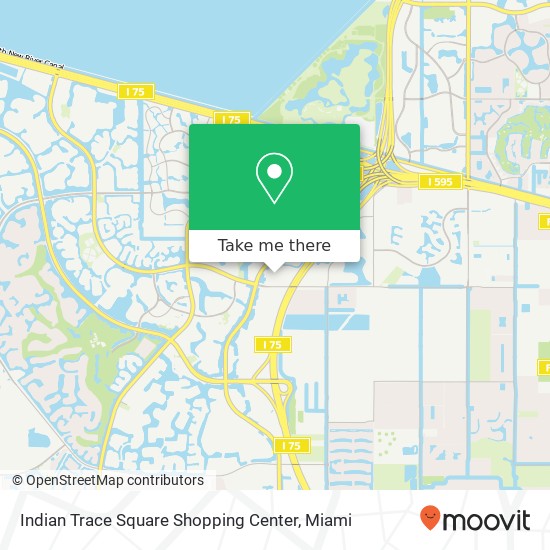 Indian Trace Square Shopping Center map