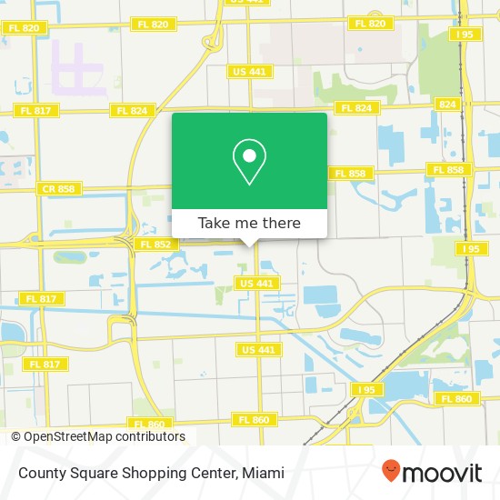 County Square Shopping Center map