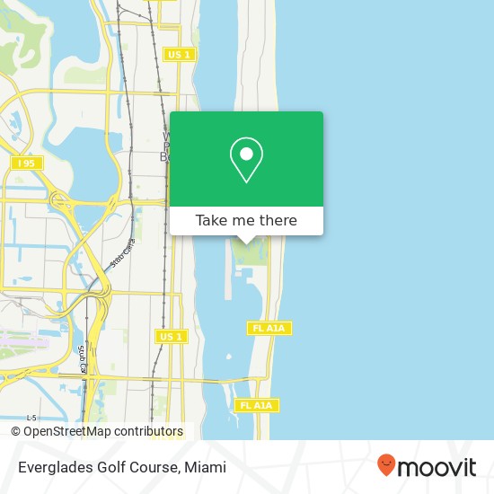 Mapa de Everglades Golf Course