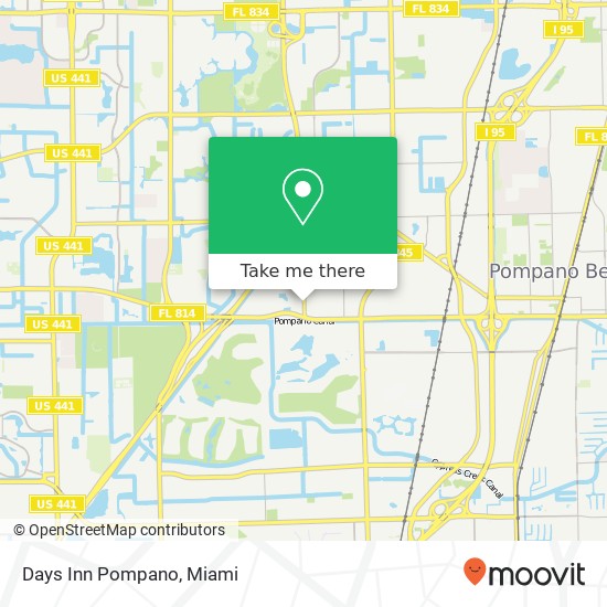 Mapa de Days Inn Pompano