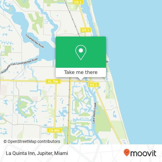 Mapa de La Quinta Inn, Jupiter