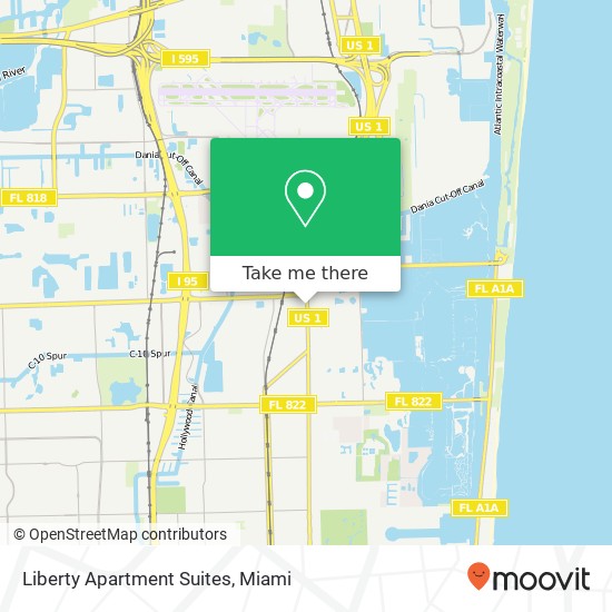 Liberty Apartment Suites map
