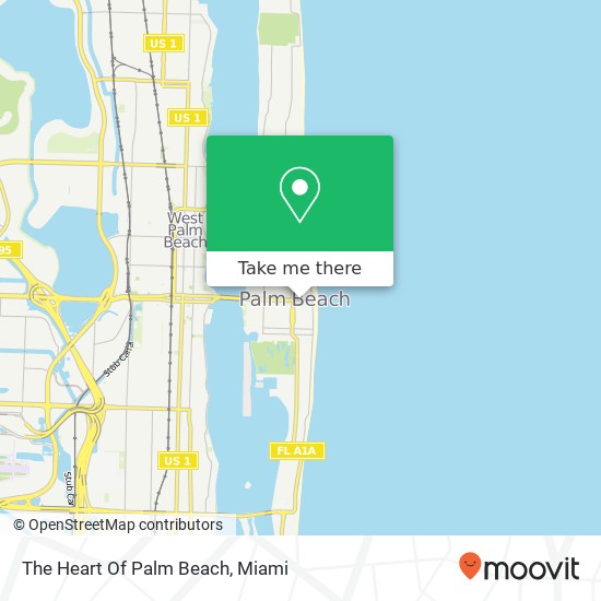 Mapa de The Heart Of Palm Beach