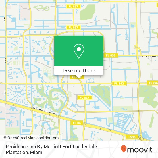 Mapa de Residence Inn By Marriott Fort Lauderdale Plantation