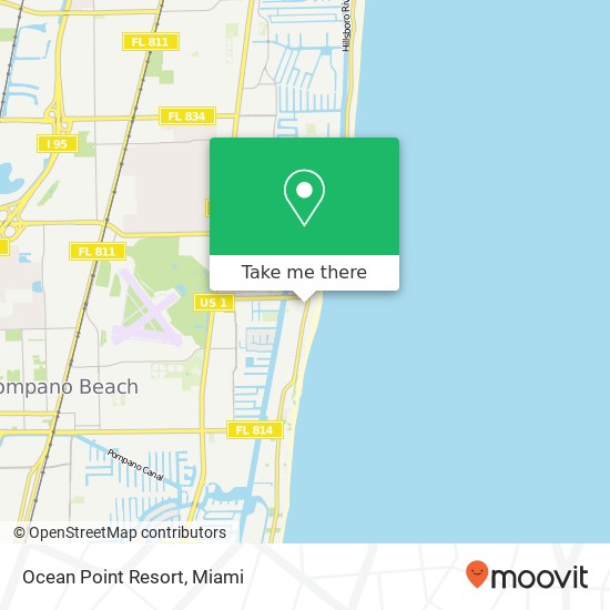 Mapa de Ocean Point Resort