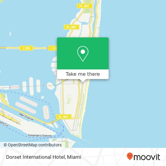Dorset International Hotel map