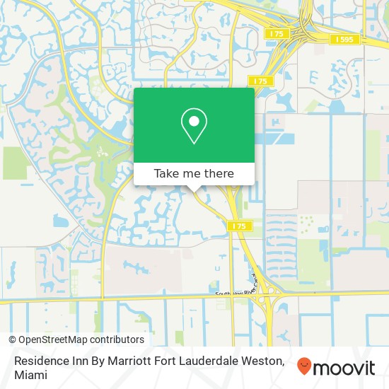 Residence Inn By Marriott Fort Lauderdale Weston map