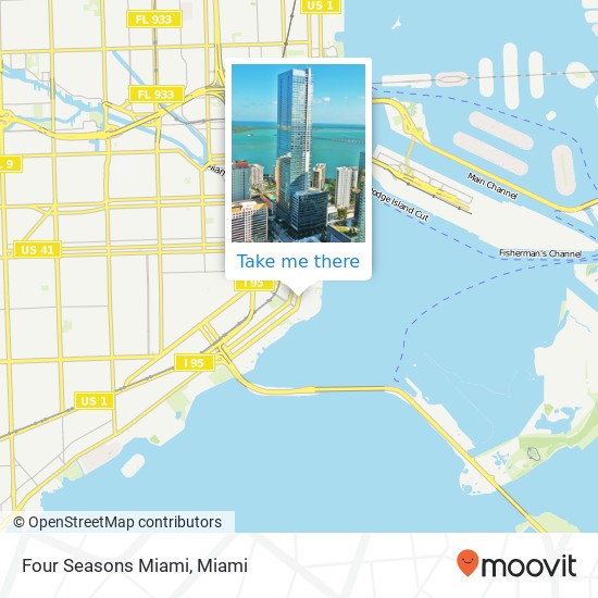 Mapa de Four Seasons Miami