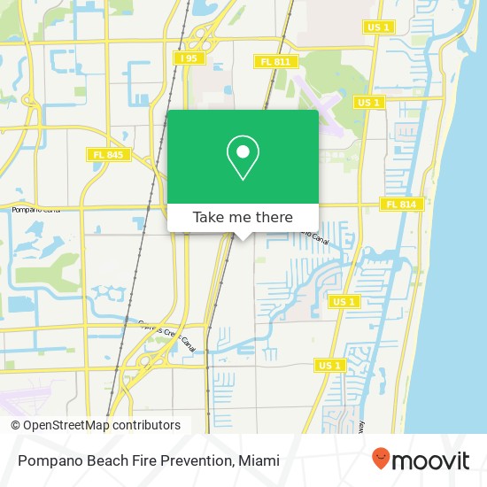 Pompano Beach Fire Prevention map