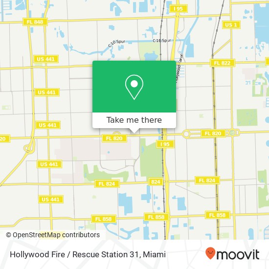 Hollywood Fire / Rescue Station 31 map