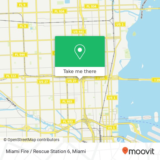 Mapa de Miami Fire / Rescue Station 6