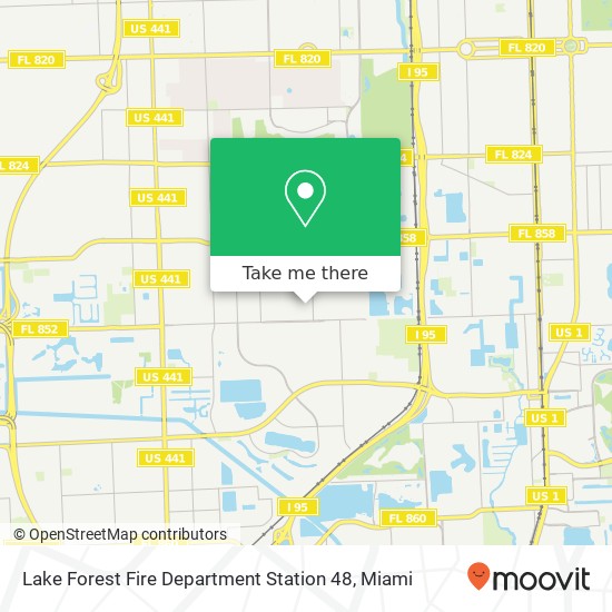 Lake Forest Fire Department Station 48 map